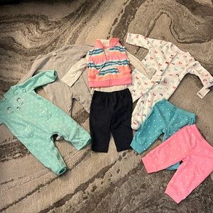 Baby girl bundle size 6months